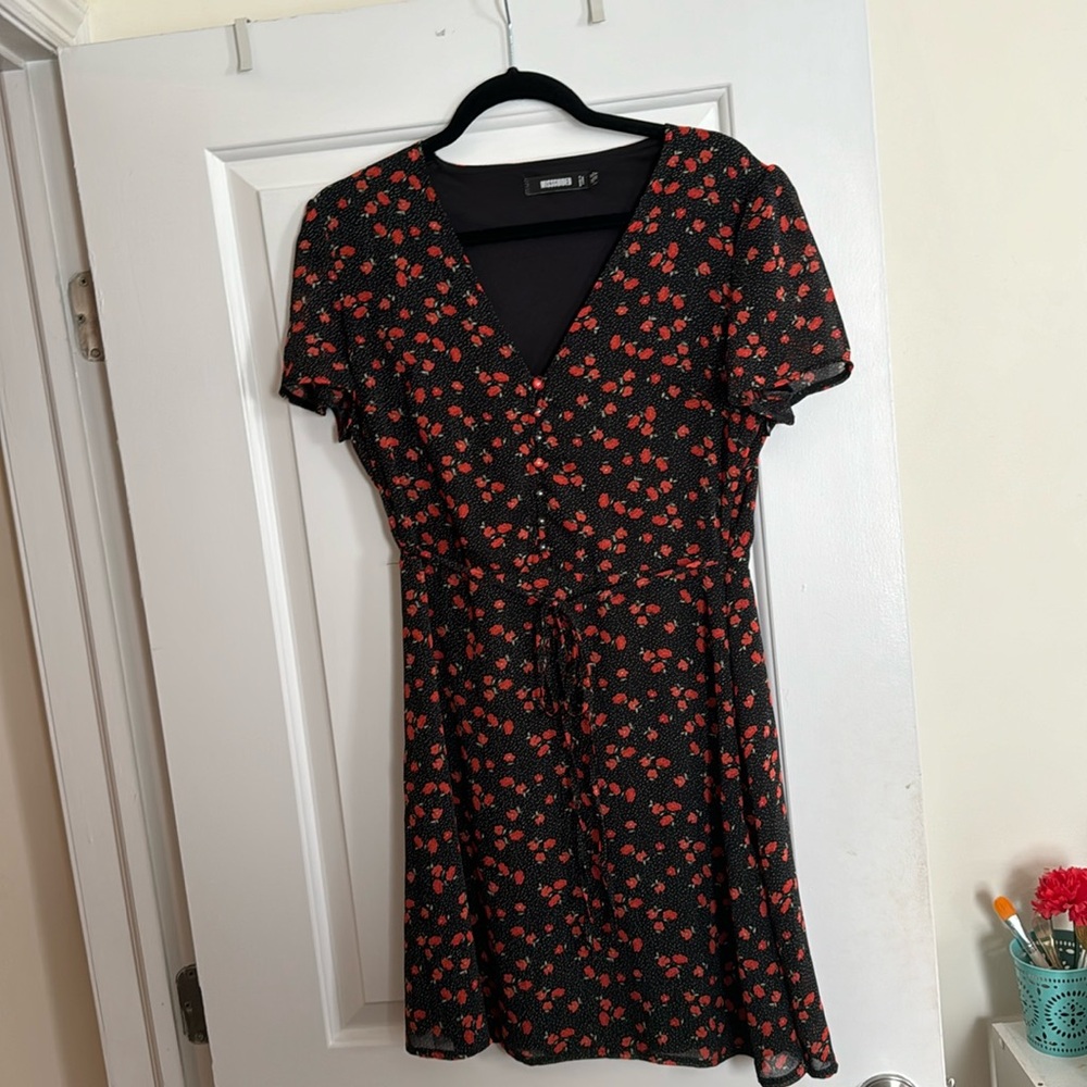 Missguided Floral Mini Dress